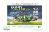 DEVENEZ PARTENAIRE DE LA 10 ème EDITION DU RAID ...raidnature42.fr/.../2013/04/DOSSIER-DE-PARTENARIAT1.pdfDossier de partenariat Raid Nature 42 édition 2015-Sail sous Couzan Dimanche