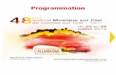 Programmation - Musique sur Ciel · 2019. 5. 21. · BEETHOVEN EN MIRROIR avec SCHOENBERG Programme L.W. BEETHOVEN 6 Bagatelles opus 126 A. Schönberg 6 petites pièces pour piano