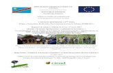 RÉPUBLIQUE DEMOCRATIQUE DU CONGO ...Faculté des Sciences Master en Gestion de la Biodiversité et Aménagement Forestier durable UNION EUROPEENNE (11ème FED) Projet « Formation,