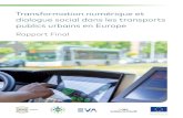 Transformation numérique et dialogue social dans les transports publics urbains en … · 2020. 10. 9. · 6 Transformation numérique et dialogue social dans les transports publics