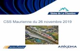 l'actualité du Lyon - CSS Maurienne du 26 novembre 2019 · 2019. 11. 24. · L’installation d’une unité de réduction des NOx émis est en cours de réalisation. La solution
