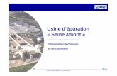 Usine d’épuration « Seine amont - Freej.bonneau.free.fr/Seine_amont.pdf · 2006. 3. 13. · Pompe à sable Racleur d'écume Évacuation des sables vers traitement Pompe aératrice