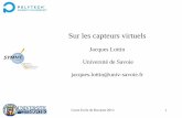 Jacques Lottin Université de Savoie jacques.lottin@univ-savoieacse.pub.ro/wp-content/uploads/2013/05/Sur_les_capteurs... · 2017. 1. 7. · Mécanique MécatroniqueA3 Génie de l’Environnement