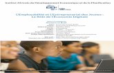 L’Employabilité et L’Entreprenariat des Jeunes : Le Rôle de l’Économie … · 2021. 2. 16. · Admission au Cours Les candidats au cours doivent avoir au minimum une licence