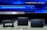 P8000...Le modèle P8000ZT (Zero Tear) est l’imprimante matricielle ligne idéale pour les professionnels imprimant sur supports préimprimés ou des documents avec numéros de série