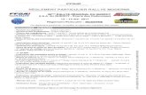 Règlement Rallye Quercy Moderne 2017...- 1ère réunion du collège des Commissaires Sportifs le : samedi 13 mai 2017 à 13 h 15 au "Bistrot Gambetta" Allées Fénelon à Cahors -