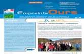 4 Dossier : Tourisme et ours empreinteO · 2013. 1. 16. · notamment le confortement des pastoralismes pyrénéens, et conjointement la préservation de la population d’ours de