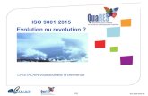 ISO 9001:2015 Evolution ou révolution - Quaresquares.fr/images/ecoles_precedentes/EQ2015/conferences/4...SMQ 6 procédures 1 manuel Iso 9001 Version 2008 Système de management de