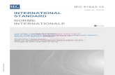 Edition 3.0 2020-05 INTERNATIONAL STANDARD NORME … · 2021. 1. 26. · IEC 61643-12 Edition 3.0 2020-05 INTERNATIONAL STANDARD NORME INTERNATIONALE Low-voltage surge protective