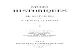 Etudes historiques et biographiques