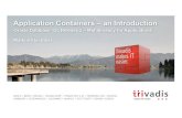 ApplicationContainers –an Introduction - Oracle and I