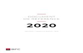 DOCUMENT DE RÉFÉRENCE 2020