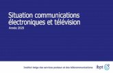 Situation communications électroniques et télévision