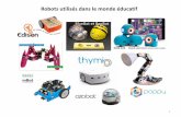 Robots utilisés dans le monde éducatif
