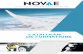 CATALOGUE DE FORMATIONS - NOVAE Training