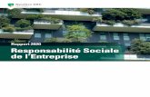 Rapport 2020 Responsabilité Sociale de l’Entreprise