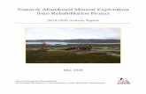 Nunavik Abandoned Mineral Exploration Sites Rehabilitation ...