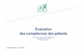 Evaluation des compétences des patients