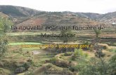 La nouvelle politique foncière de Madagascar