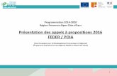 Programmation 2014-2020 Région Povene Alpes Côte d’Azu