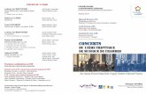 Concert du 31 mars - Conservatoire de Montpellier