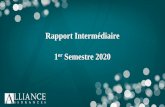 Rapport Intermédiaire 1er Semestre 2020