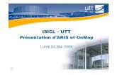 ISICL –UTT Présentation d'ARIS et OnMap