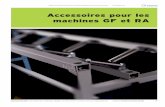 Accessoires pour les machines GF et RA - Orbitalum
