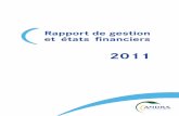 Rapport de gestion et états financiers - Andra