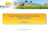 Logiciel PVsyst pour l’étude de systèmes photovoltaïques