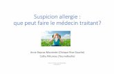 Suspicion allergie : que peut faire le médecin traitant?