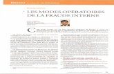 ARTICLE CAHIER DU DROIT - LES MODES OPERATOIRES DE LA ...