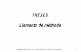 THESES Elements de méthode - CNGE