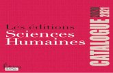 Les éditions Sciences Humaines CATALOGUE