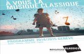 LAMUSIQUE CLASSIQUE - Migros-Kulturprozent-Classics