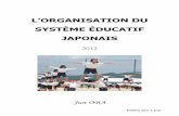 L’ORGANISATION DU SYSTÈME ÉDUCATIF JAPONAIS