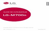 GUIDE DE L’UTILISATEUR LG-M700n