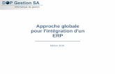 Approche globale pour l'intégration d'un ERP