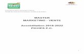 MASTER MARKETING - VENTE Accréditation 2018-2022 FICHES …