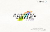 RAPPORT FINANCIER ANNUEL 2020 - HPS Worldwide