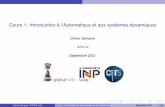 Cours 1: Introduction à l'Automatique et aux systèmes ...
