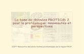 La base de données PROTICdb 2 pour la protéomique ...