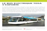 Le bus eLectrique tOsA s'expOrte