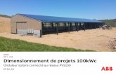 RÉV 1 2018 Dimensionnement de projets 100kWc