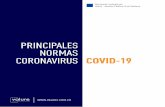 PRINCIPALES NORMAS CORONAVIRUS COVID-19
