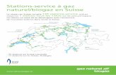 Stations-service à gaz naturel/biogaz en Suisse