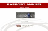 RAPPORT ANNUEL 2018 - Centre de crise