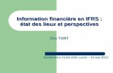 Information financière en IFRS : état des lieux et ...