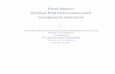 Final Report ECOSat PCB Fabrication and Component Selection
