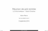 L3 Informatique – Saint-Charles